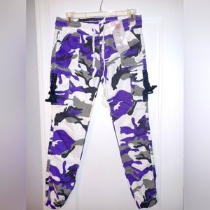 Girls Camo Cargo Pants